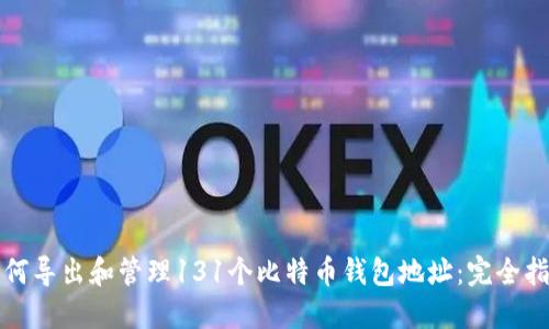如何导出和管理131个比特币钱包地址：完全指南