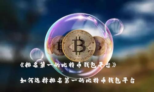 《排名第一的比特币钱包平台》

如何选择排名第一的比特币钱包平台