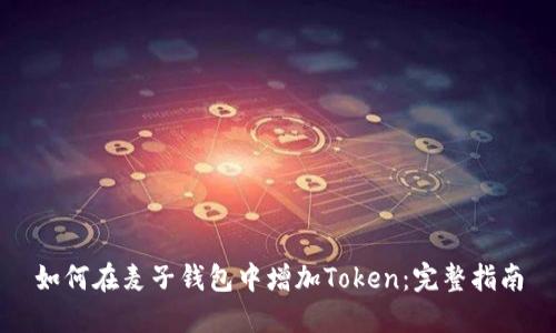 如何在麦子钱包中增加Token：完整指南